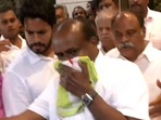 Union minister HD Kumaraswamy.