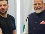 Prime Minister Narendra Modi with Ukrainian President Volodymyr Zelenskyy. (File Photo) Prime Minister Narendra Modi with Ukrainian President Volodymyr Zelenskyy. (File Photo)