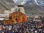 Swami Avimukteshwaranand, Shankaracharya of the Jyotish Peeth, claimed that 228 kg of gold was missing from Kedarnath, alleging a gold scam. (HT Photo) Swami Avimukteshwaranand, Shankaracharya of the Jyotish Peeth, claimed that 228 kg of gold was missing from Kedarnath, alleging a gold scam. (HT Photo)