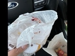 NY mom claims Burger King meal for daughter, 4, had ‘blood all over’ it (Tiffany Lynn/Facebook) NY mom claims Burger King meal for daughter, 4, had ‘blood all over’ it (Tiffany Lynn/Facebook)