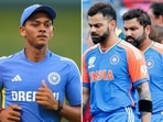 Yashasvi Jaiswal had to warm the bench during T20 World Cup as Virat Kohli and Rohit Sharma opened for India.(PTI-ANI) Yashasvi Jaiswal had to warm the bench during T20 World Cup as Virat Kohli and Rohit Sharma opened for India.(PTI-ANI)