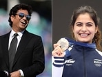 Sachin Tendulkar congratulated Manu Bhaker on her historic medal haul at Paris Olympics