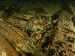 Snapshot of the sunken ship found in Baltic wreck. 