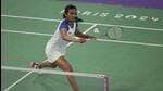 India's PV Sindhu beat Maldives' Fathimath Nabaaha Abdul Razzaq. (AP) India's PV Sindhu beat Maldives' Fathimath Nabaaha Abdul Razzaq. (AP)
