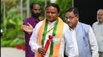 Odisha chief minister Mohan Majhi arrives for a BJP chief ministers’ meeting at the party headquarters in Delhi on Saturday. (Raj K Raj/HT PHOTO) Odisha chief minister Mohan Majhi arrives for a BJP chief ministers’ meeting at the party headquarters in Delhi on Saturday. (Raj K Raj/HT PHOTO)