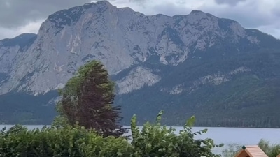 Katrina Kaif posted a video of the mountains and wrote, “Bliss.” 