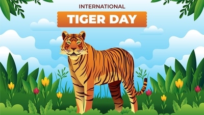 International Tiger Day aims to promote tiger conservation, raise awareness about the threats faced by tigers and garner public support for conservation. (Freepik) International Tiger Day aims to promote tiger conservation, raise awareness about the threats faced by tigers and garner public support for conservation. (Freepik)