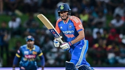 India's Shubman Gill reacts after playing a shot during the first Twenty20 international cricket match between Sri Lanka and India (AFP) India's Shubman Gill reacts after playing a shot during the first Twenty20 international cricket match between Sri Lanka and India (AFP)