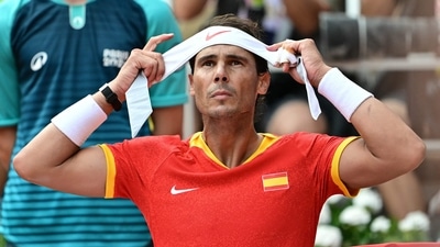 Spain's Rafael Nadal has set a blockbuster 2nd round clash with Novak Djokovic at the Paris Games (AFP) Spain's Rafael Nadal has set a blockbuster 2nd round clash with Novak Djokovic at the Paris Games (AFP)