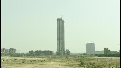 The City Centre land in Noida, which was re-auctioned in March 2021. (HT Archive) The City Centre land in Noida, which was re-auctioned in March 2021. (HT Archive)