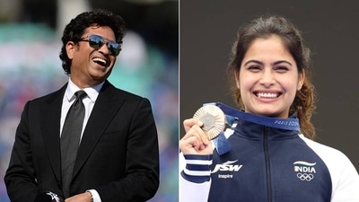 Sachin Tendulkar congratulated Manu Bhaker on her historic medal haul at Paris Olympics