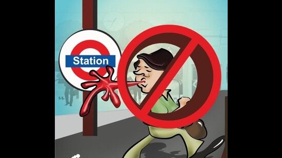 3,100 cough up ₹3.5 lakh as fines for littering, spitting at 20 stations