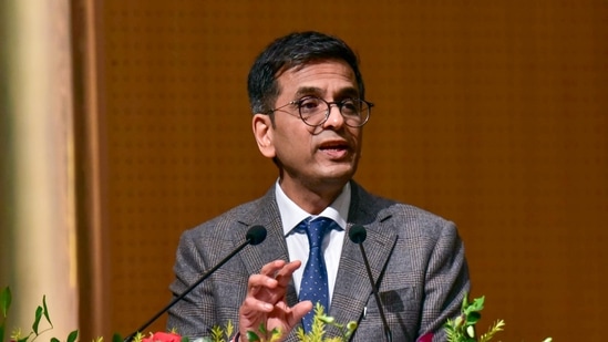 Chief Justice of India (CJI) Justice DY Chandrachud.(ANI file)