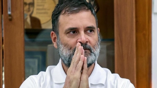 Congress MP Rahul Gandhi blamed the government for the failure in infrastructure leading to the death of 3 civil service aspirant students in Delhi . (AICC Photo)