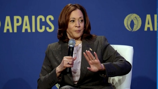 Vice President Kamala Harris is expected to make a selection by Aug. 7, in order to align with the party’s plan to virtually nominate a ticket by that date.(PTI)