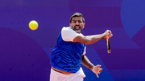 Rohan Bopanna and N Sriram Balaji bowed out after losing their doubles opener(PTI)