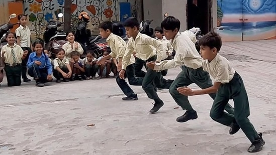As per the UN report, two-thirds of secondary school students and more than half of primary school students worldwide are not taught the required minimum weekly physical education. (HT file image)