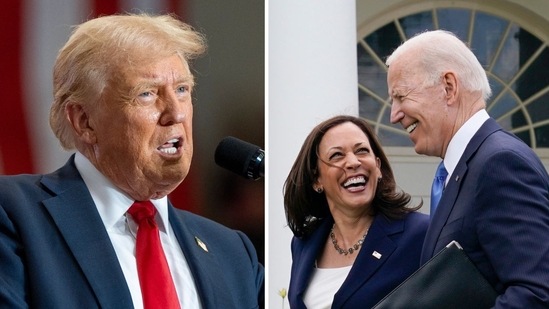 Donald Trump says Hezbollah attack on Israeli Golan Heights is a ‘moment in history created by’ Joe Biden and Kamala Harris (AP Photo/Alex Brandon, AP Photo/Evan Vucci)