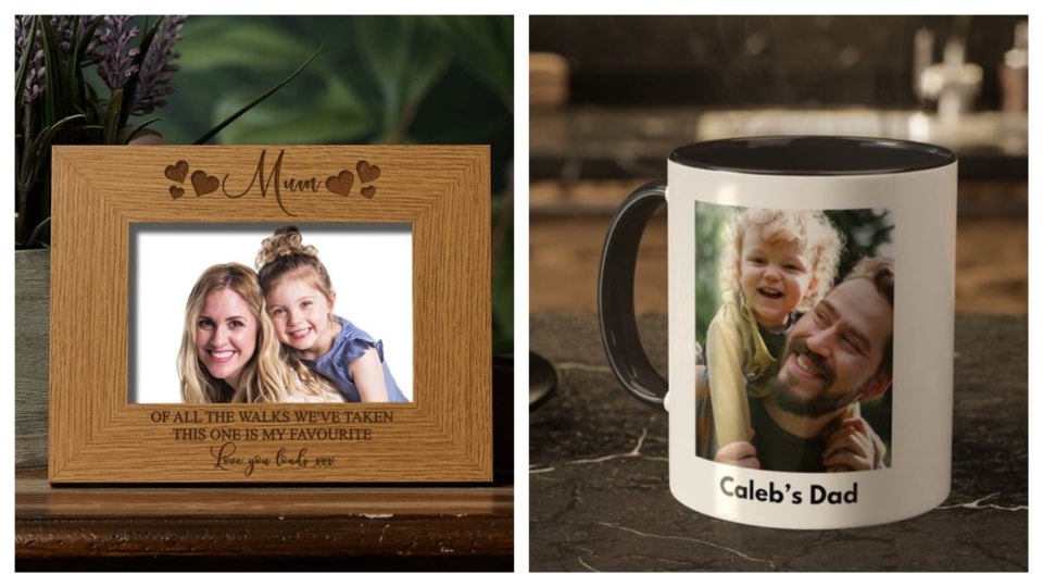 Personalised gifts are perfect to celebrate those fond memories.