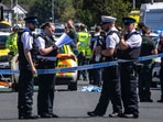 Police secure the area, where a man has been detained and a knife has been seized after a number of people were injured in a reported stabbing, in Southport, Merseyside, England, Monday July 29, 2024.(AP) Police secure the area, where a man has been detained and a knife has been seized after a number of people were injured in a reported stabbing, in Southport, Merseyside, England, Monday July 29, 2024.(AP)