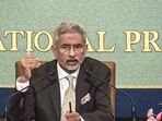 External affairs minister S Jaishankar addresses a press conference in Tokyo in Japan on Monday. (PTI) External affairs minister S Jaishankar addresses a press conference in Tokyo in Japan on Monday. (PTI)