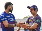 Virat Kohli and Gautam Gambhir are yet to link up(RCB-X) Virat Kohli and Gautam Gambhir are yet to link up(RCB-X)