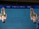 Kirill Boliukh of Ukraine and Oleksii Sereda of Ukraine in action