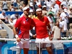 Rafael Nadal (R) of Spain and Novak Djokovic of Serbia pose for photos ahead of their Men's Singles second round match at the Tennis competitions in the Paris 2024 Olympic Games(EPA-EFE) Rafael Nadal (R) of Spain and Novak Djokovic of Serbia pose for photos ahead of their Men's Singles second round match at the Tennis competitions in the Paris 2024 Olympic Games(EPA-EFE)