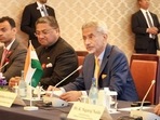 External Affairs Minister S Jaishankar addresses at the Quadrilateral Security Dialogue (Quad) ministerial meeting, in Tokyo. (PTI) External Affairs Minister S Jaishankar addresses at the Quadrilateral Security Dialogue (Quad) ministerial meeting, in Tokyo. (PTI)