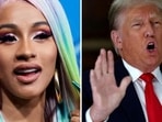 Cardi B joined Democrats to condemn Donald Trump's promise to his Christian voters.(AP) Cardi B joined Democrats to condemn Donald Trump's promise to his Christian voters.(AP)