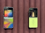 Samsung handed over the special foldable phone to every Paris 2024 athlete even before the device went on sale around the globe. (Debashis Sarkar/ HT Tech) Samsung handed over the special foldable phone to every Paris 2024 athlete even before the device went on sale around the globe. (Debashis Sarkar/ HT Tech)