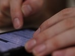 The software engineer received an SMS from the scammer. The software engineer received an SMS from the scammer.
