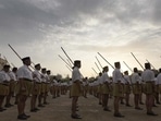 It emerged a few days ago that the Union government had quietly lifted the decades-old ban prohibiting government employees from associating with the Rashtriya Swayamsewak Sangh(Sonu Mehta/HT File Photo) It emerged a few days ago that the Union government had quietly lifted the decades-old ban prohibiting government employees from associating with the Rashtriya Swayamsewak Sangh(Sonu Mehta/HT File Photo)