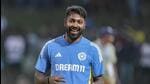 India's Hardik Pandya before the start of the second T20I match against Sri Lanka in Pallekele. (PTI) India's Hardik Pandya before the start of the second T20I match against Sri Lanka in Pallekele. (PTI)