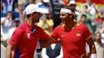Paris: Rafael Nadal (right) and Novak Djokovic of Serbia ahead of their men's singles second round match at the Paris Olympics. (EPA-EFE) Paris: Rafael Nadal (right) and Novak Djokovic of Serbia ahead of their men's singles second round match at the Paris Olympics. (EPA-EFE)