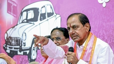 Bharat Rashtra Samithi president lambasted the judicial probe into alleged irregularities in power sector during his regime. (PTI) (HT_PRINT) Bharat Rashtra Samithi president lambasted the judicial probe into alleged irregularities in power sector during his regime. (PTI) (HT_PRINT)