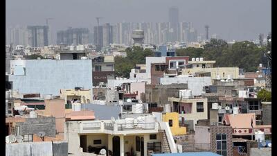 Haryana government officials indicated that the permission for stilt plus four-floor constructions was granted on July 2, under specific rules and conditions. The newly issued SOP permits map approvals for buildings located on roads with a width of 10 meters or more. (HT PHOTO) Haryana government officials indicated that the permission for stilt plus four-floor constructions was granted on July 2, under specific rules and conditions. The newly issued SOP permits map approvals for buildings located on roads with a width of 10 meters or more. (HT PHOTO)
