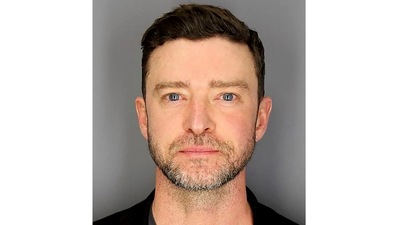 This photo provided by the Sag Harbor New York Police Department on Tuesday, June 18, 2024, shows Justin Timberlake. Pop star Timberlake was charged early Tuesday with drunken driving in Sag Harbor, a village in New York's Hamptons, after police said he ran a stop sign and veered out of his lane in the posh seaside summer retreat. (Sag Harbor Police Department via AP) This photo provided by the Sag Harbor New York Police Department on Tuesday, June 18, 2024, shows Justin Timberlake. Pop star Timberlake was charged early Tuesday with drunken driving in Sag Harbor, a village in New York's Hamptons, after police said he ran a stop sign and veered out of his lane in the posh seaside summer retreat. (Sag Harbor Police Department via AP)
