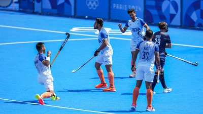 Captain Harmanpreet Singh once again rose on the occasion and scored the clutch goal in the dying minutes to help India settle for a 1-1 draw against Argentina. (PTI) Captain Harmanpreet Singh once again rose on the occasion and scored the clutch goal in the dying minutes to help India settle for a 1-1 draw against Argentina. (PTI)