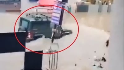 The police identified the driver and the vehicle through the CCTV camera footage of the area. The police identified the driver and the vehicle through the CCTV camera footage of the area.