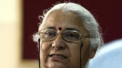 Social activist Medha Patkar. (HT Archive) Social activist Medha Patkar. (HT Archive)