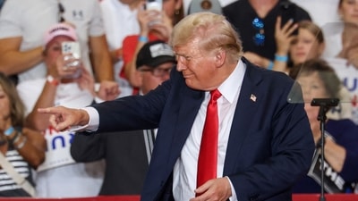 Donald Trump's ‘miraculously cured ear’ stuns netizens (Photo by Alex Wroblewski / AFP) (AFP) Donald Trump's ‘miraculously cured ear’ stuns netizens (Photo by Alex Wroblewski / AFP) (AFP)