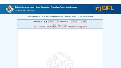 GSEB SSC, HSC supply results announced (Screenshot, official website) GSEB SSC, HSC supply results announced (Screenshot, official website)