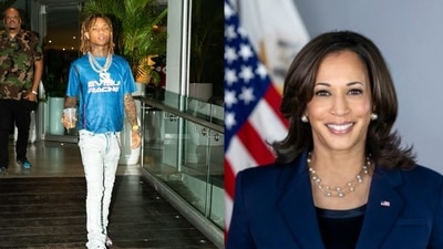 Rapper Swae Lee took the heat after urging followers to not vote for VP Kamala Harris (@SwaeLee/X,@VP/X) Rapper Swae Lee took the heat after urging followers to not vote for VP Kamala Harris (@SwaeLee/X,@VP/X)
