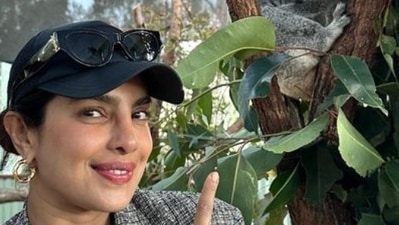 Priyanka Chopra shares a picture with a koala named after her Priyanka Chopra shares a picture with a koala named after her