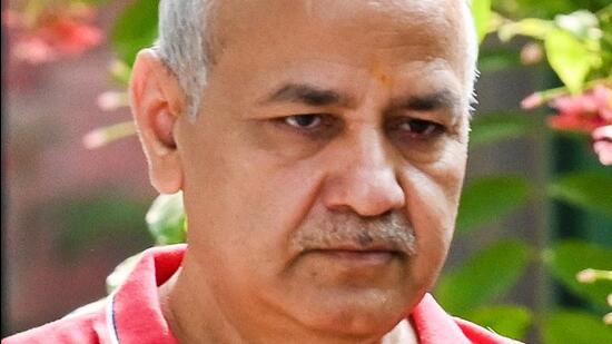 Former deputy chief minister Manish Sisodia. (HT PHOTO)