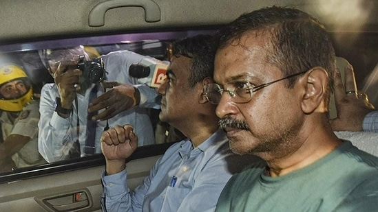 Kejriwal is currently in judicial custody in a CBI case related to excise policy case.(PTI)