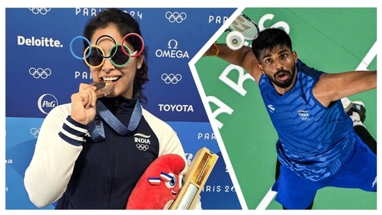 Indian duo of Satwiksairaj Rankireddy-Chirag Shetty and Manu Bhaker can script history for India at the Summer Games 2024(ANI-PTI)