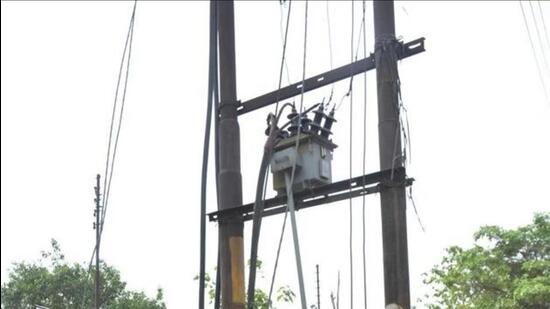 Outgoing Punjab governor and Chandigarh administrator Banwarilal Purohit had expressed his displeasure at the uncovered and exposed fuses of the power transformers. (HT Photo)