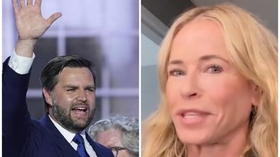 Chelsea Handler reminded JD Vance that there is “no correlation between childless people and the presidency”. (X/AP)
